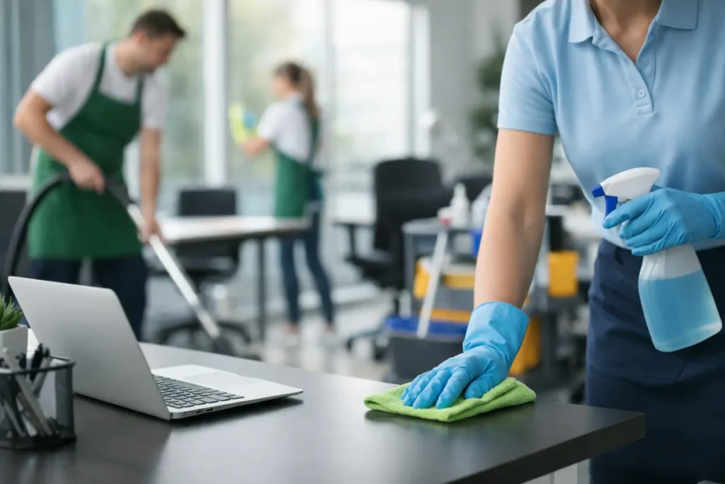 Büroreinigung Gernsheim mit System