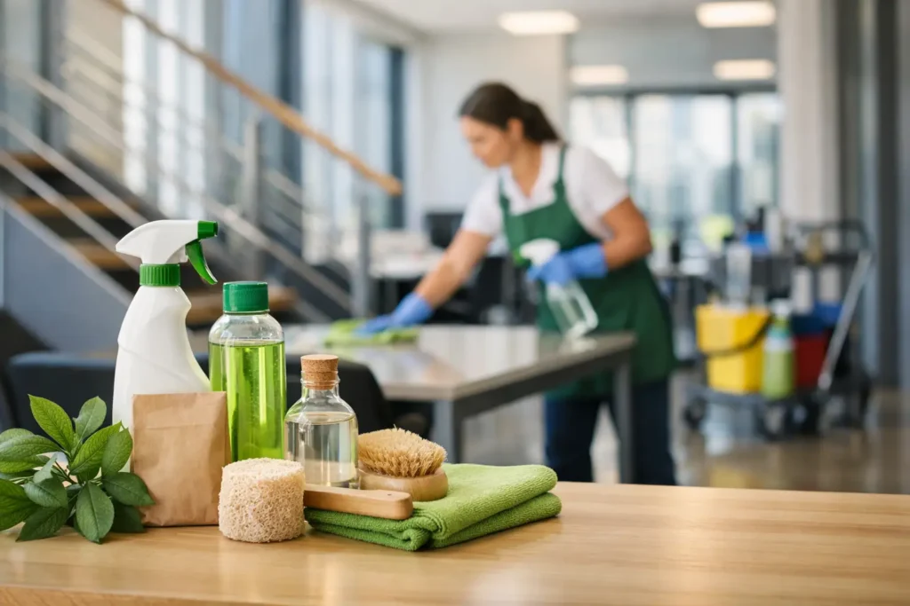 Nachhaltige Gebäudereinigung Produkte im Check