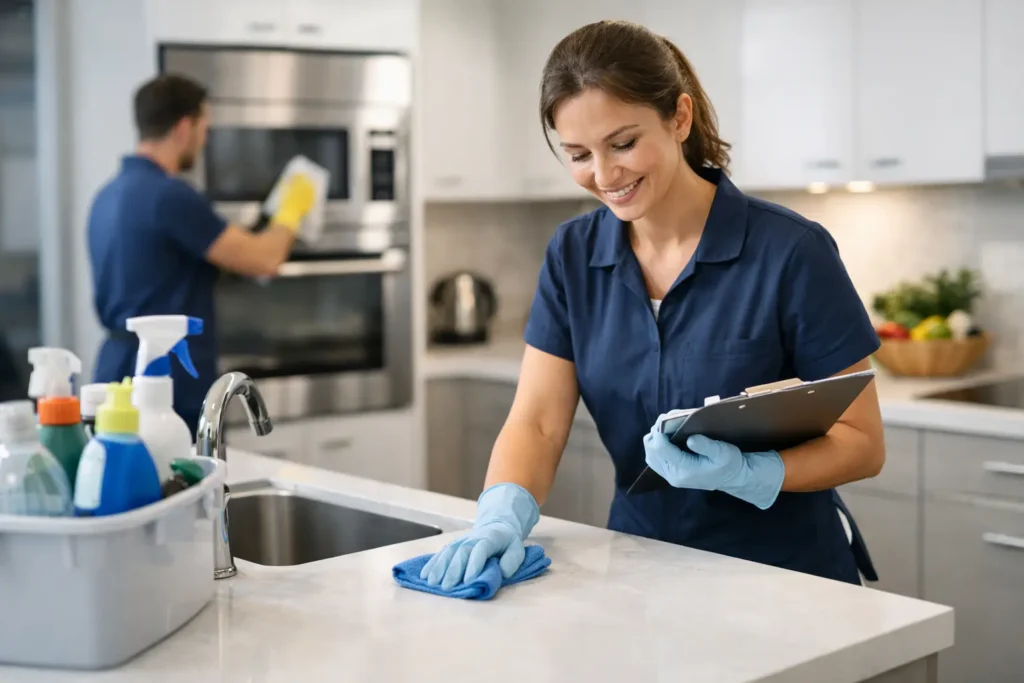 Checkliste für Küchenreinigung zuhause