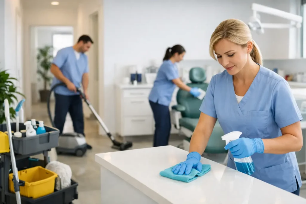 Leitfaden für Praxisreinigung im Arbeitsalltag